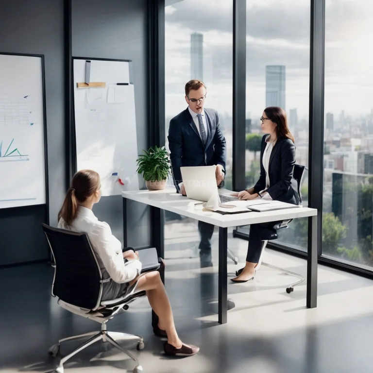 エグゼクティブが対話するイメージ